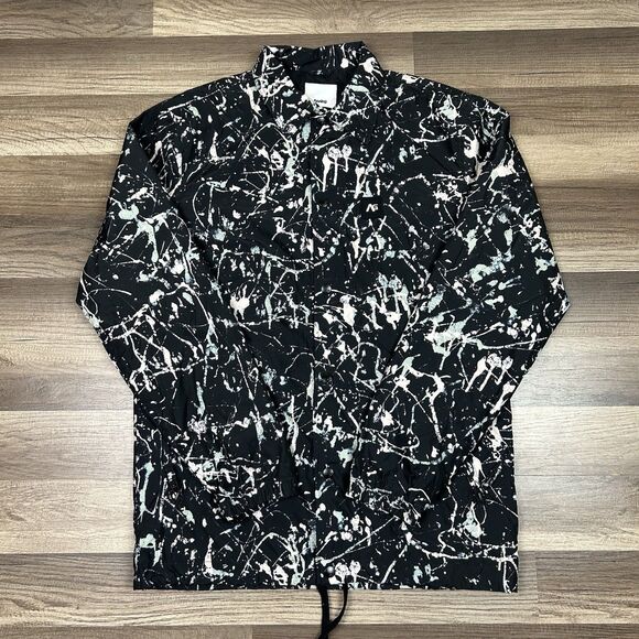 Burton Analog AG Sparkwave Splattered Snowboard Jacket Full Zip Size Small - Picture 1 of 12